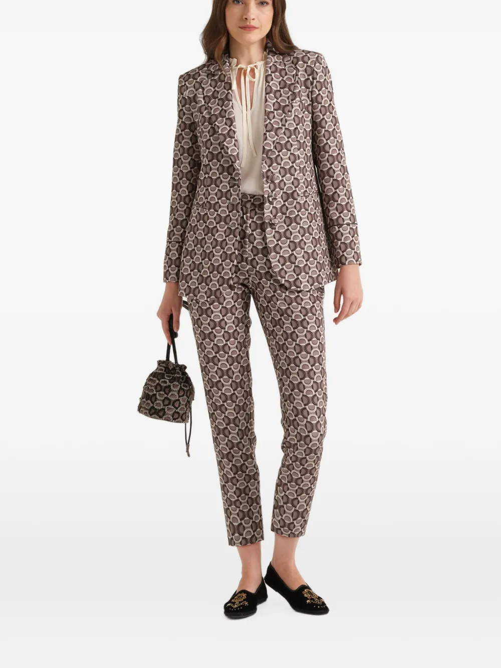 MALIPARMI Graphic Orbit trousers
