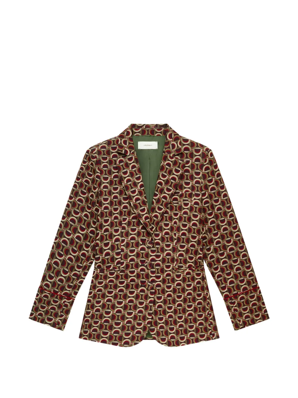 MALIPARMI Graphic Orbit long-sleeve blazer