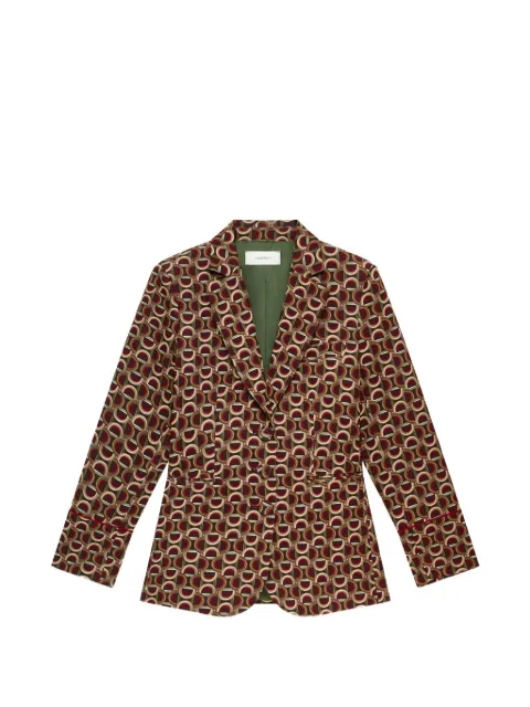 MALIPARMI Graphic Orbit long-sleeve blazer