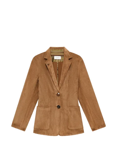 MALIPARMI corduroy-velvet patch-pocket blazer