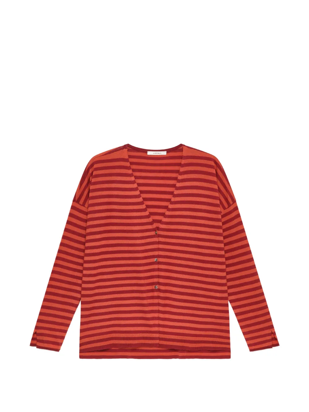 MALIPARMI striped cardigan Rood