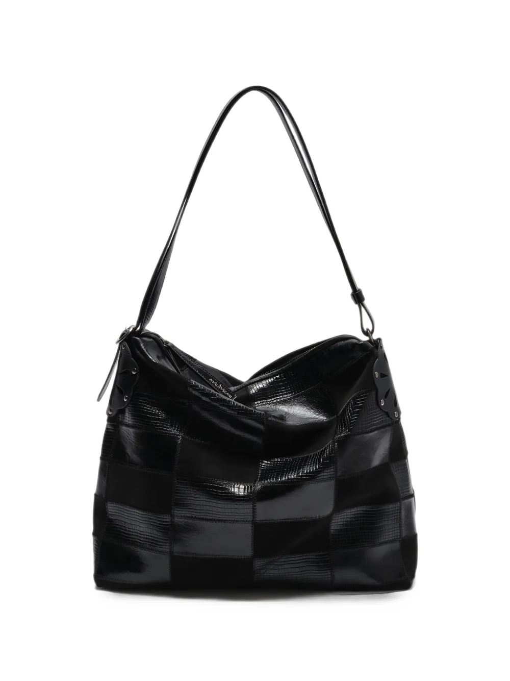 MALIPARMI patchwork leather shoulder bag