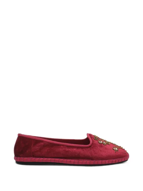MALIPARMI Babouche Bijoux sequin-embroidered ballet flats