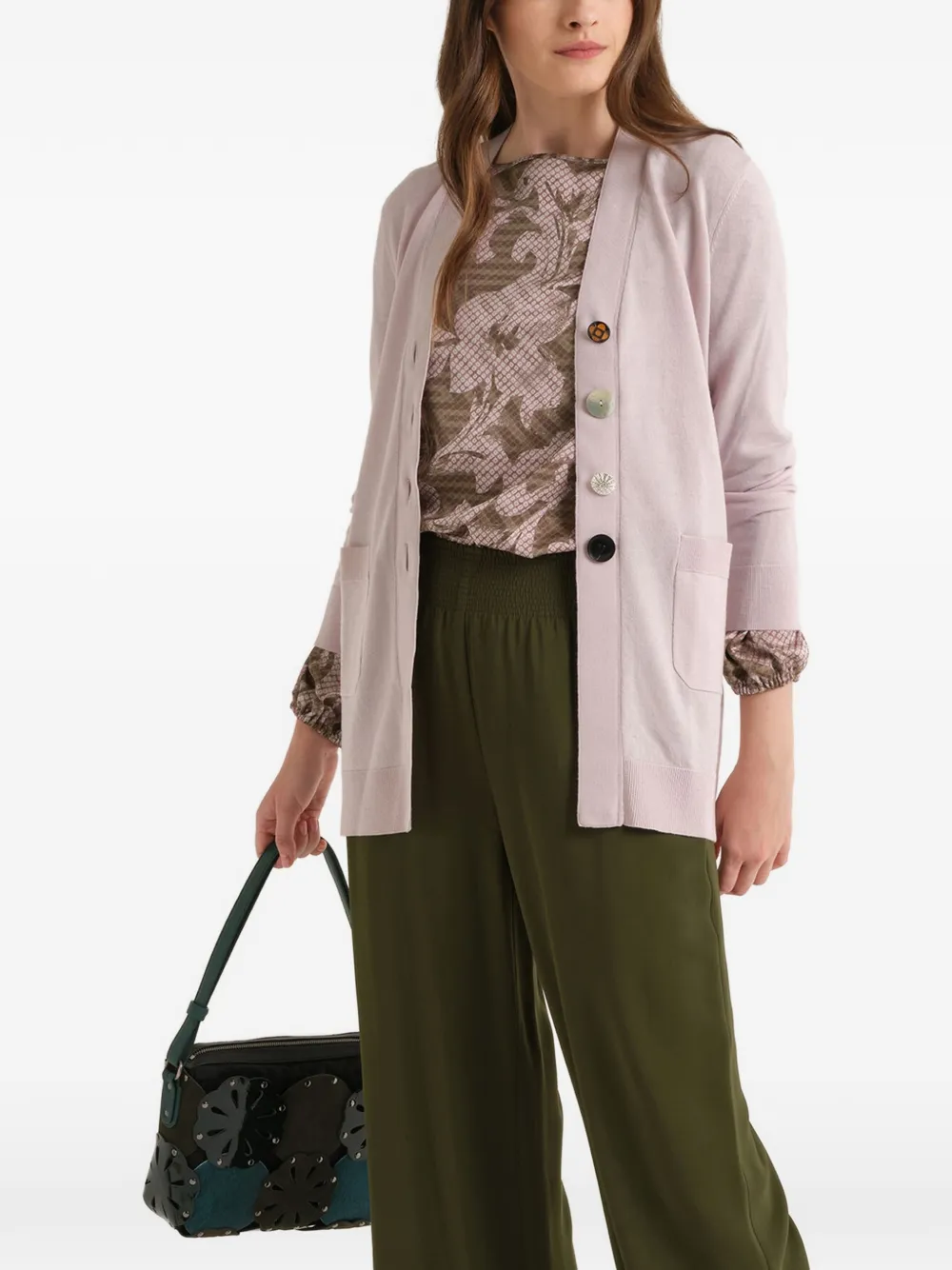 MALIPARMI Colours Of The World cardigan Roze