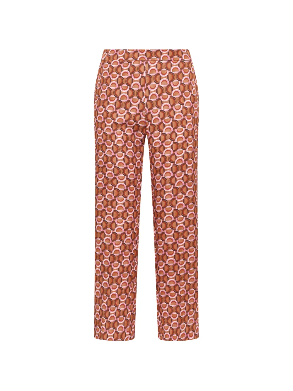 MALIPARMI chain-print bootcut trousers