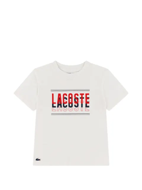 Lacoste Kids logo-print cotton T-shirt