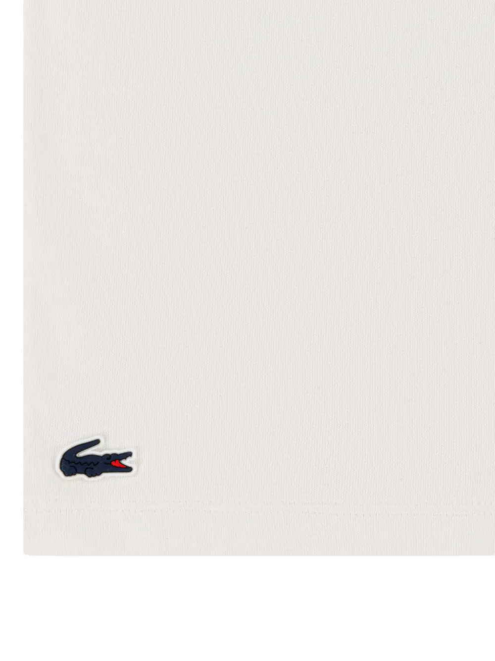 Lacoste Kids Katoenen T-shirt met logoprint Beige