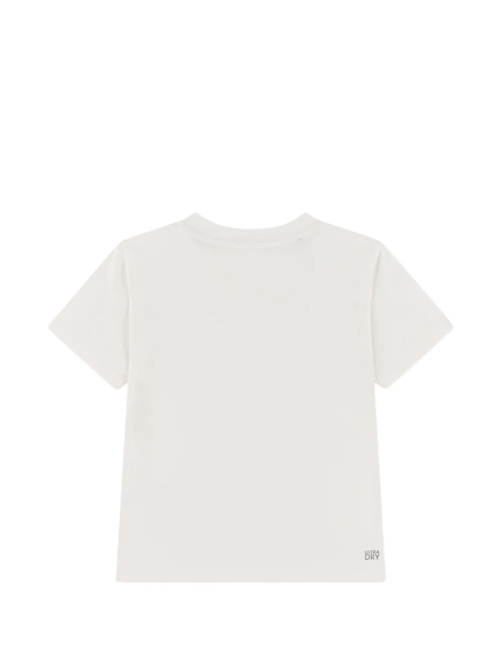 Lacoste Kids Katoenen T-shirt met logoprint Beige