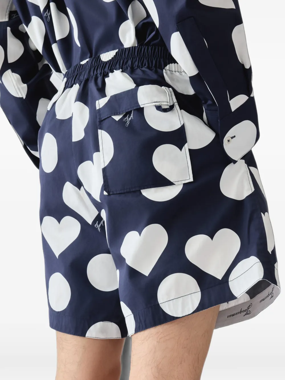 Jacquemus The Caleçon elastic-waist shorts Blauw