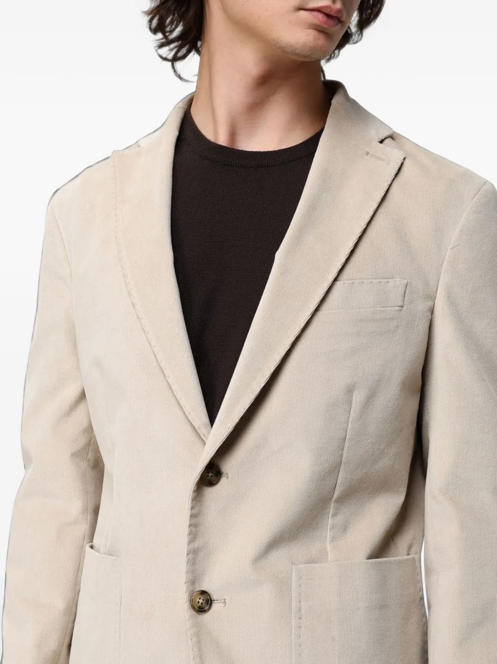 BROOKSFIELD Katoenen blazer Beige