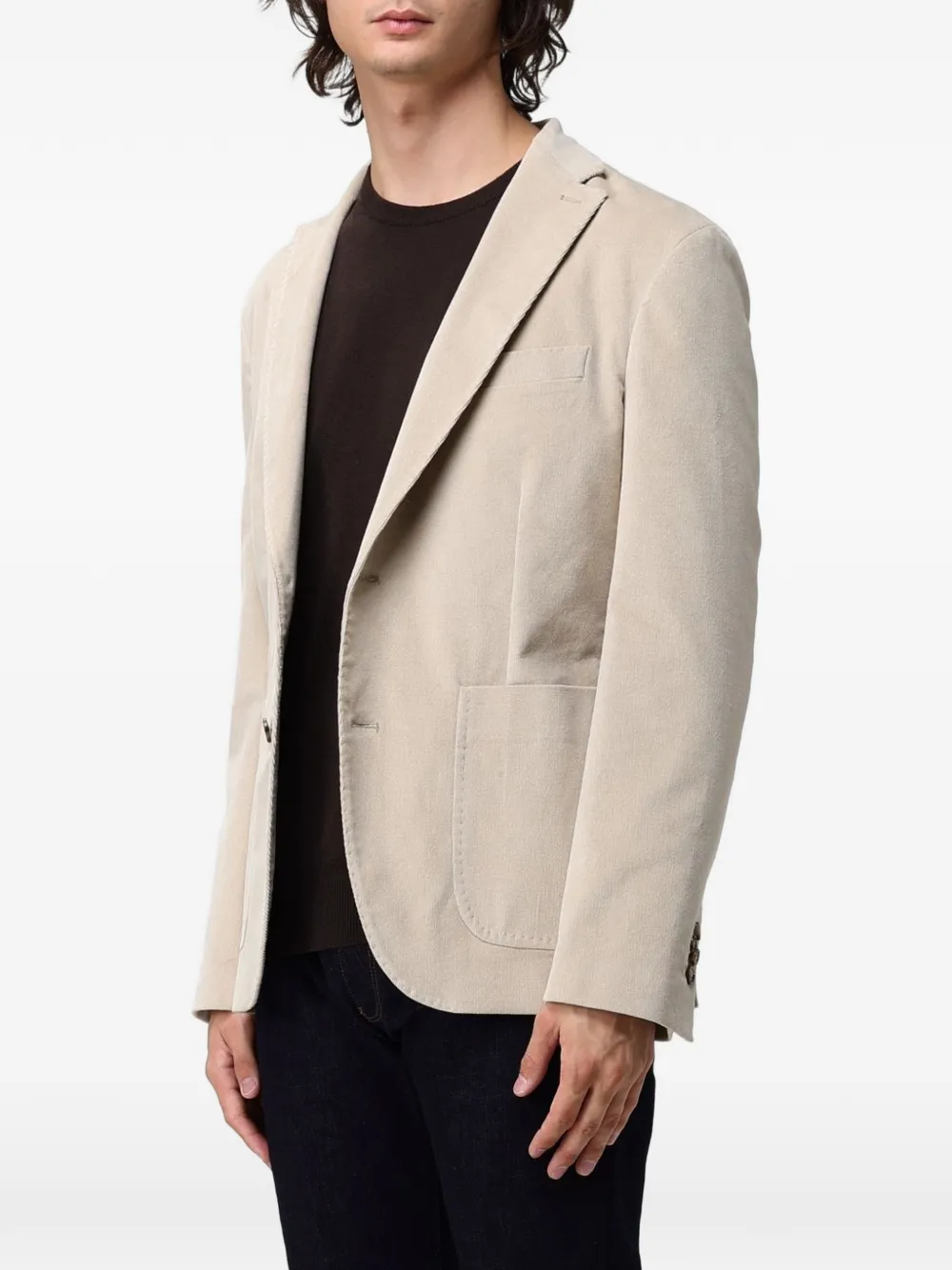 BROOKSFIELD Katoenen blazer Beige