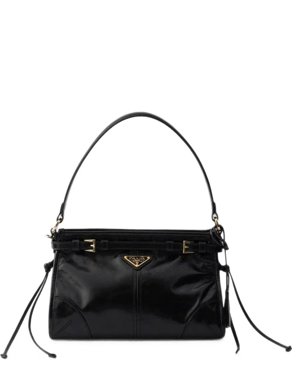 Prada Bonnie small leather handbag - Nero
