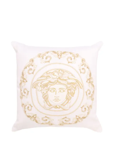 Versace Home Medusa '95 baroque-embroidered cushion