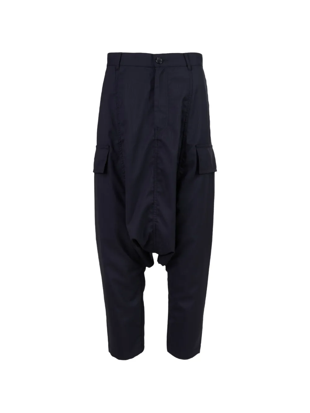Comme Des Garçons Shirt drop-crotch cargo pants Blauw