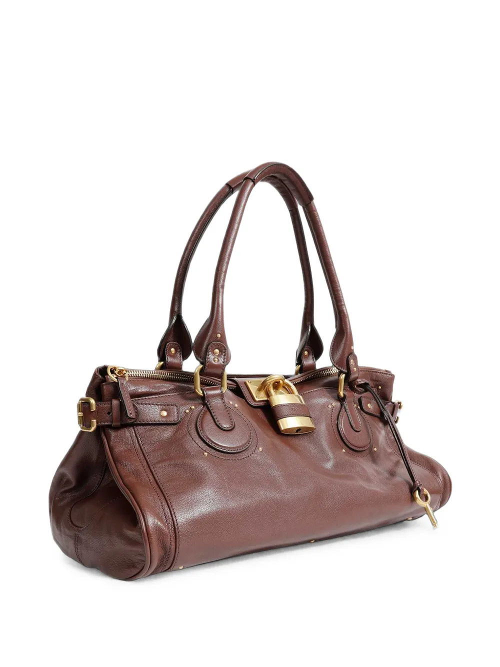 Chloé Paddington Weekender leren shopper Bruin