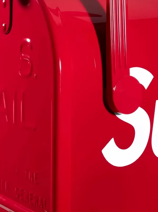 Supreme x Gaines logo-print Mailbox | Red | FARFETCH