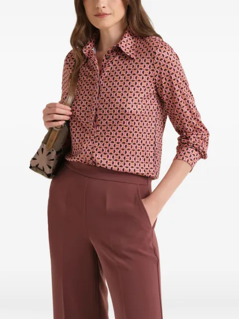 MALIPARMI micro-print jersey shirt