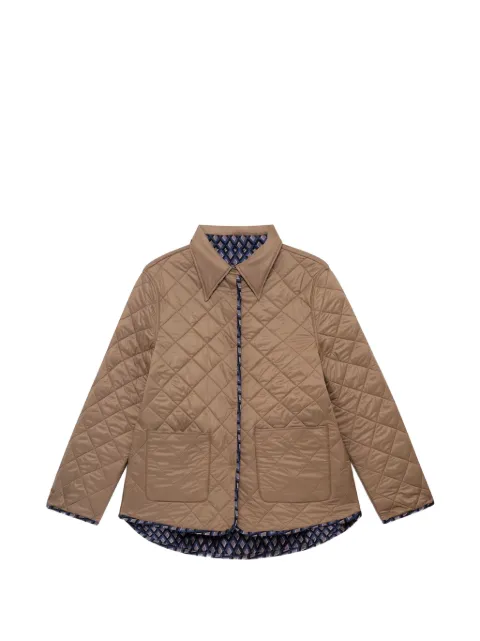 MALIPARMI reversible quilted jacquard coat