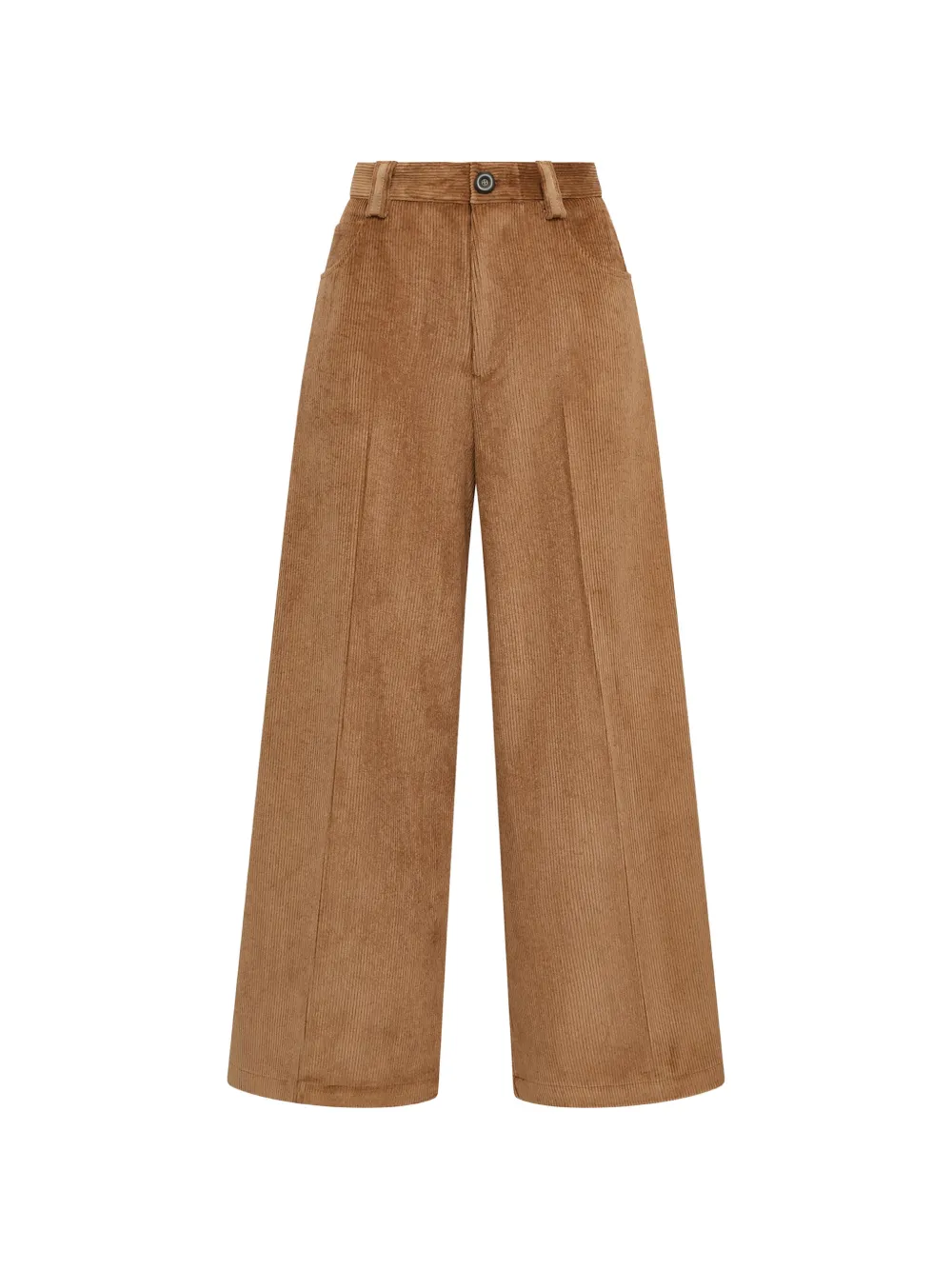 MALIPARMI Ribfluwelen broek Bruin