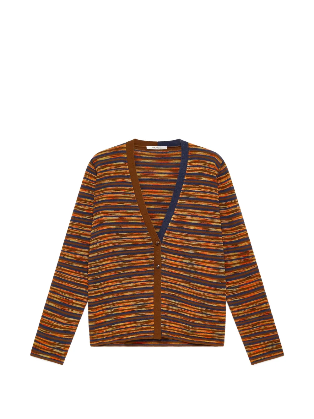 MALIPARMI striped V-neck cardigan