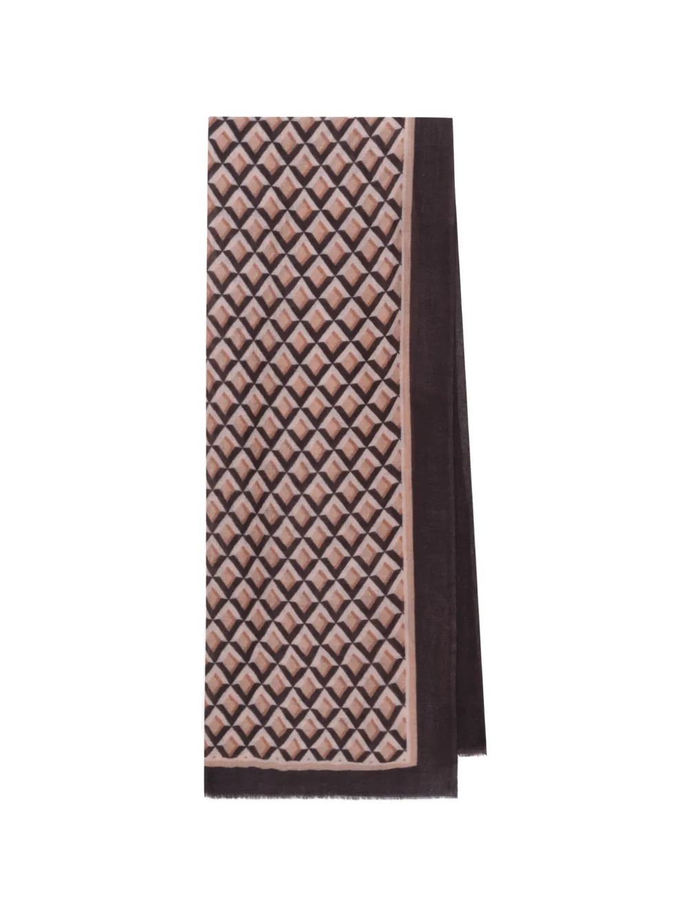 MALIPARMI geometric-print wool scarf
