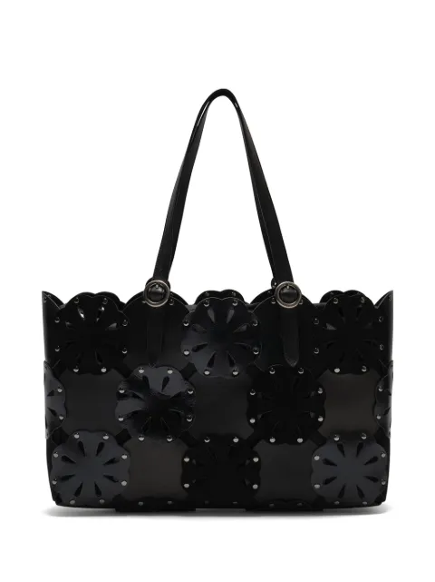 MALIPARMI die-cut floral-stud tote bag