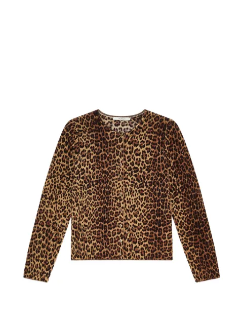 MALIPARMI leopard-print wool cardigan