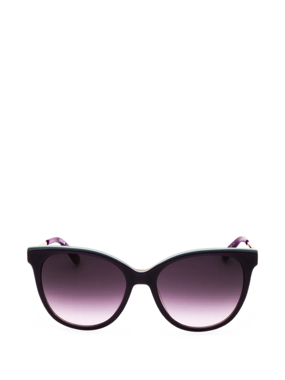 Love Moschino logo-print sunglasses - Viola