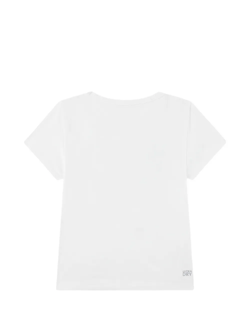 Lacoste Kids T-shirt met logo-patch en hart-print Wit