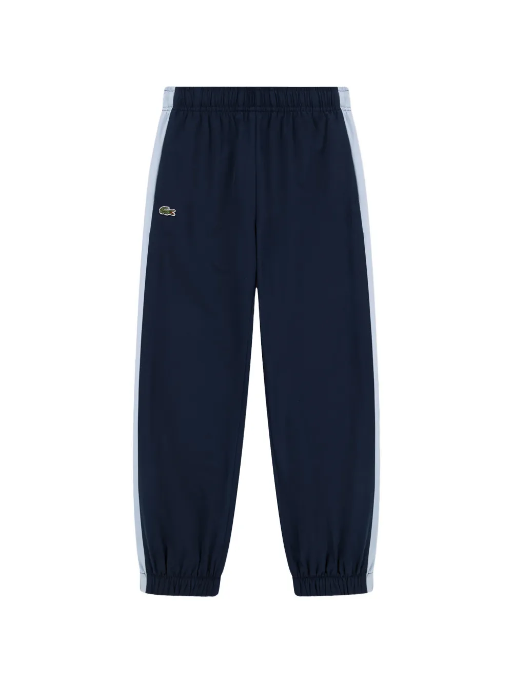 Lacoste Kids logo-patch side-stripe tracksuit Blauw