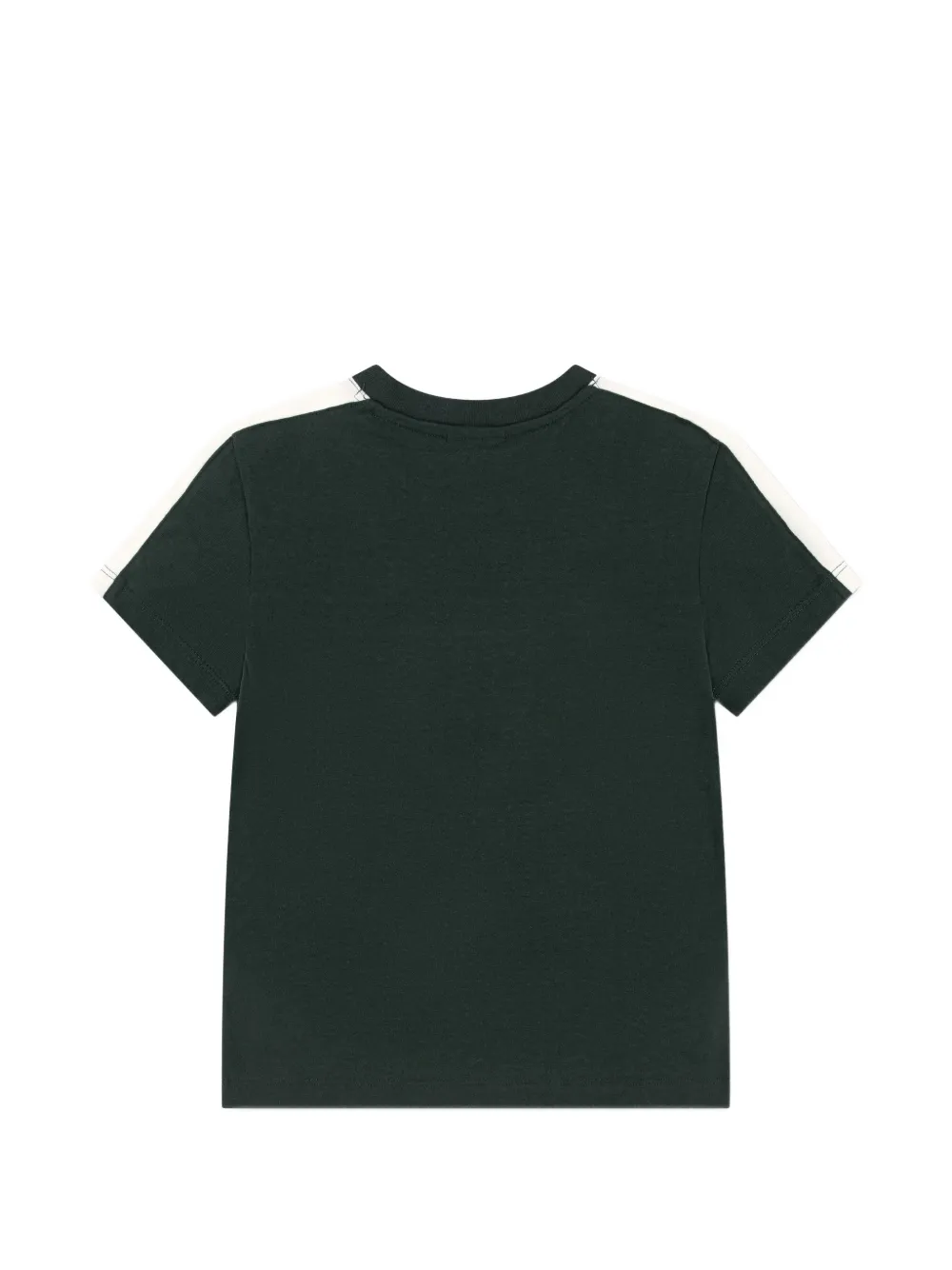 Lacoste Kids T-shirt met logo-patch en zijstreep Groen
