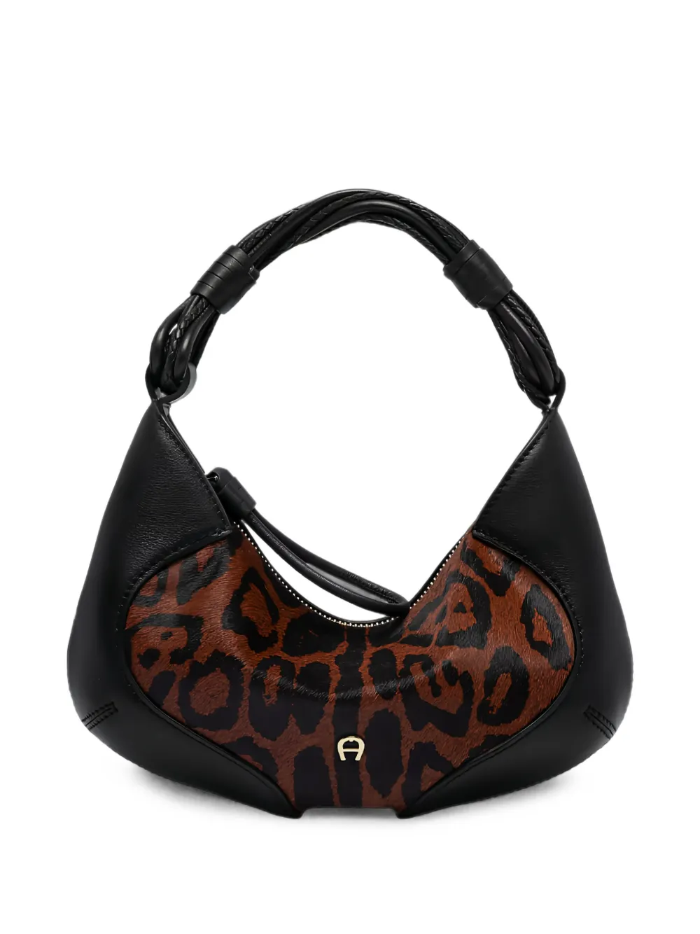 AIGNER small Giara Ocelot leopard-print shoulder bag