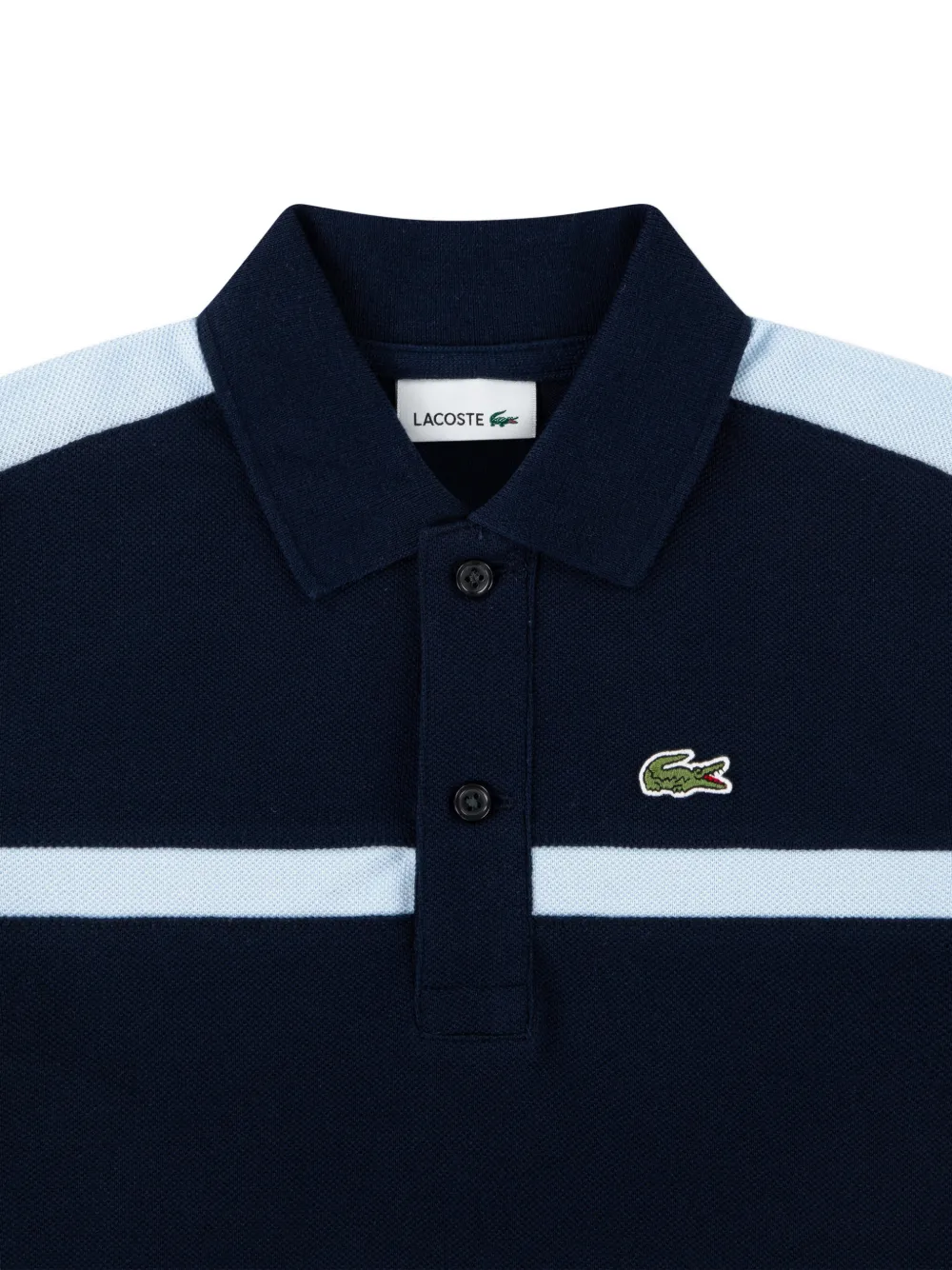 Lacoste Kids Poloshirt met logopatch Blauw