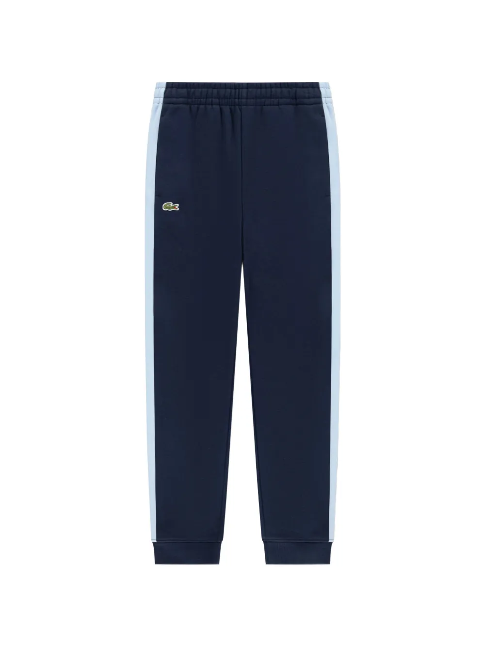 Lacoste Kids side-stripe track pants - Blu