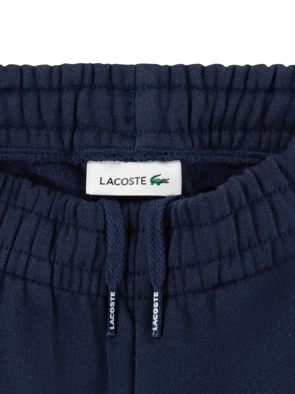 Lacoste Kids side-stripe track pants Blauw