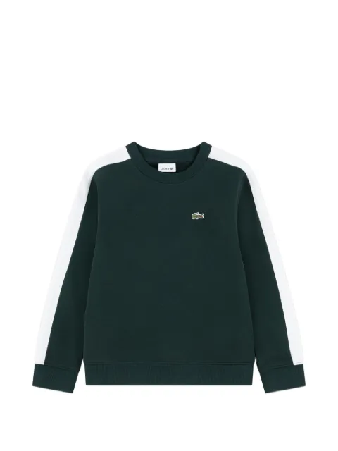 Lacoste Kids sweater med logomærke og sidestribe