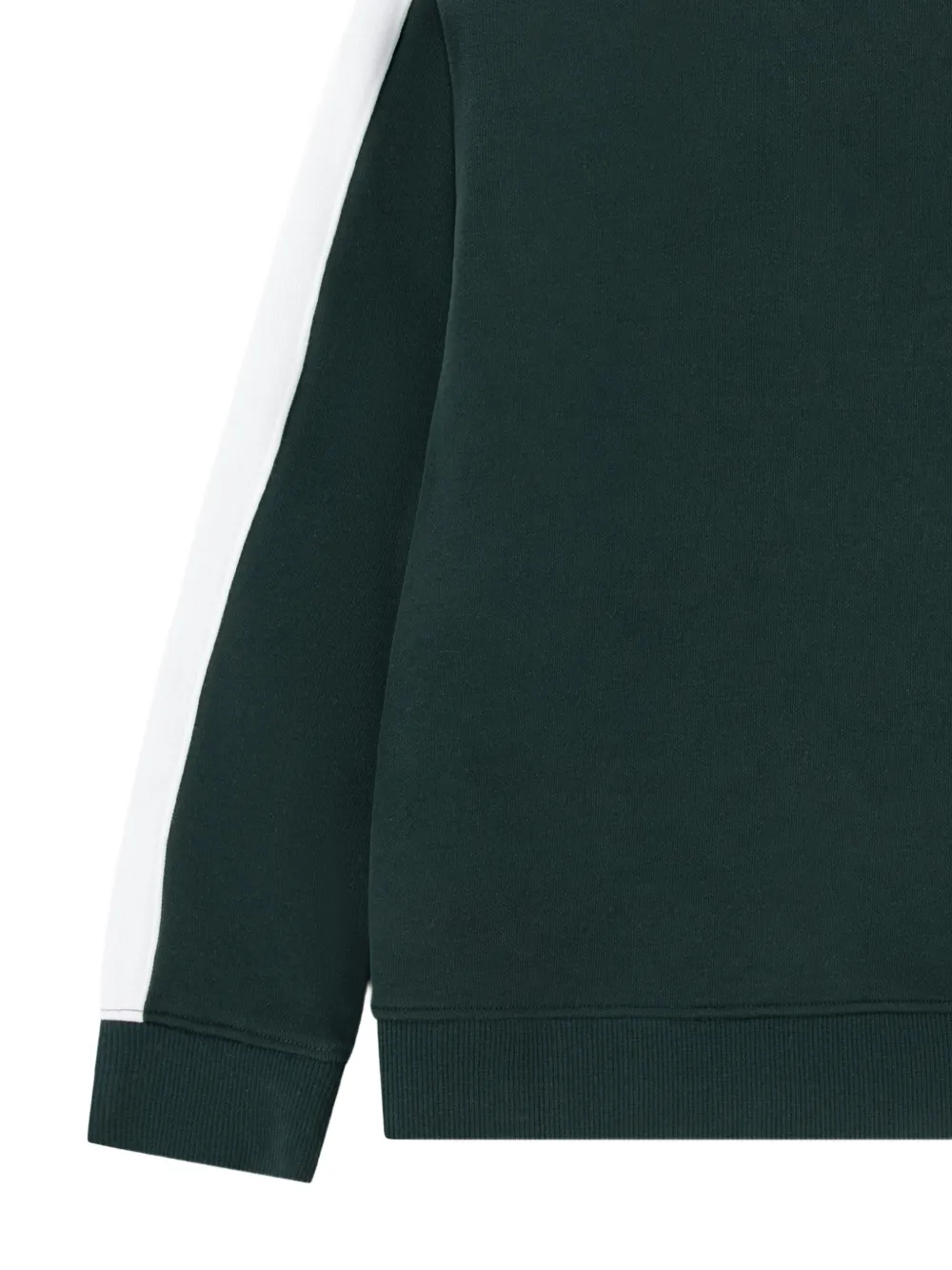 Lacoste Kids logo-patch side-stripe sweater Groen
