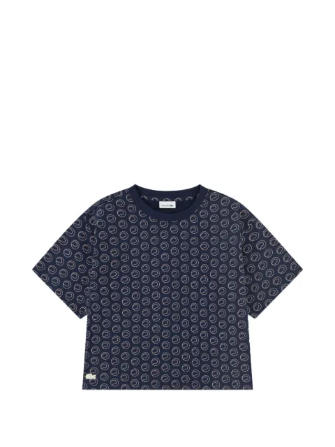 Lacoste Kids tennis-ball print T-shirt