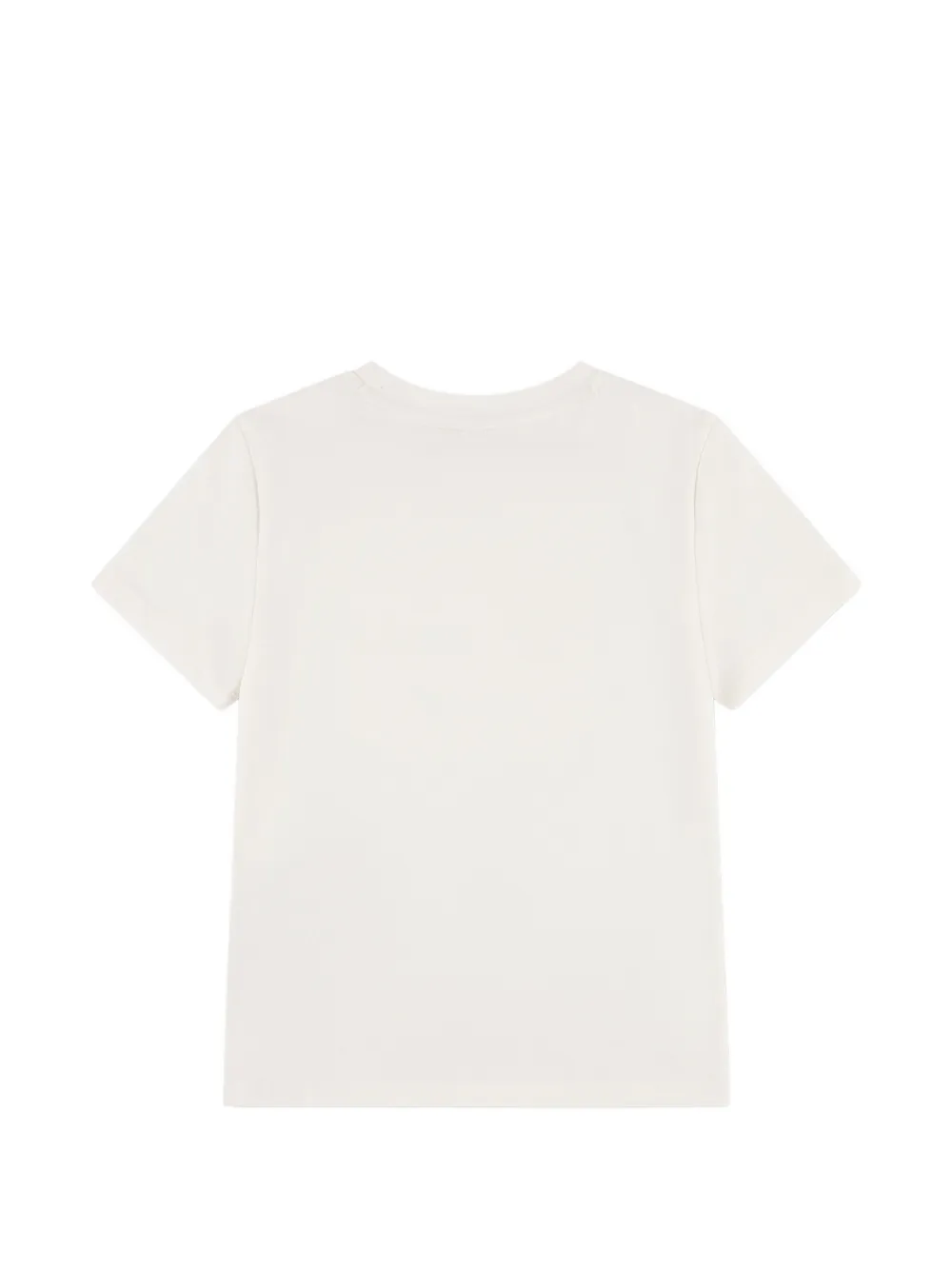 Lacoste Kids logo-print T-shirt Beige