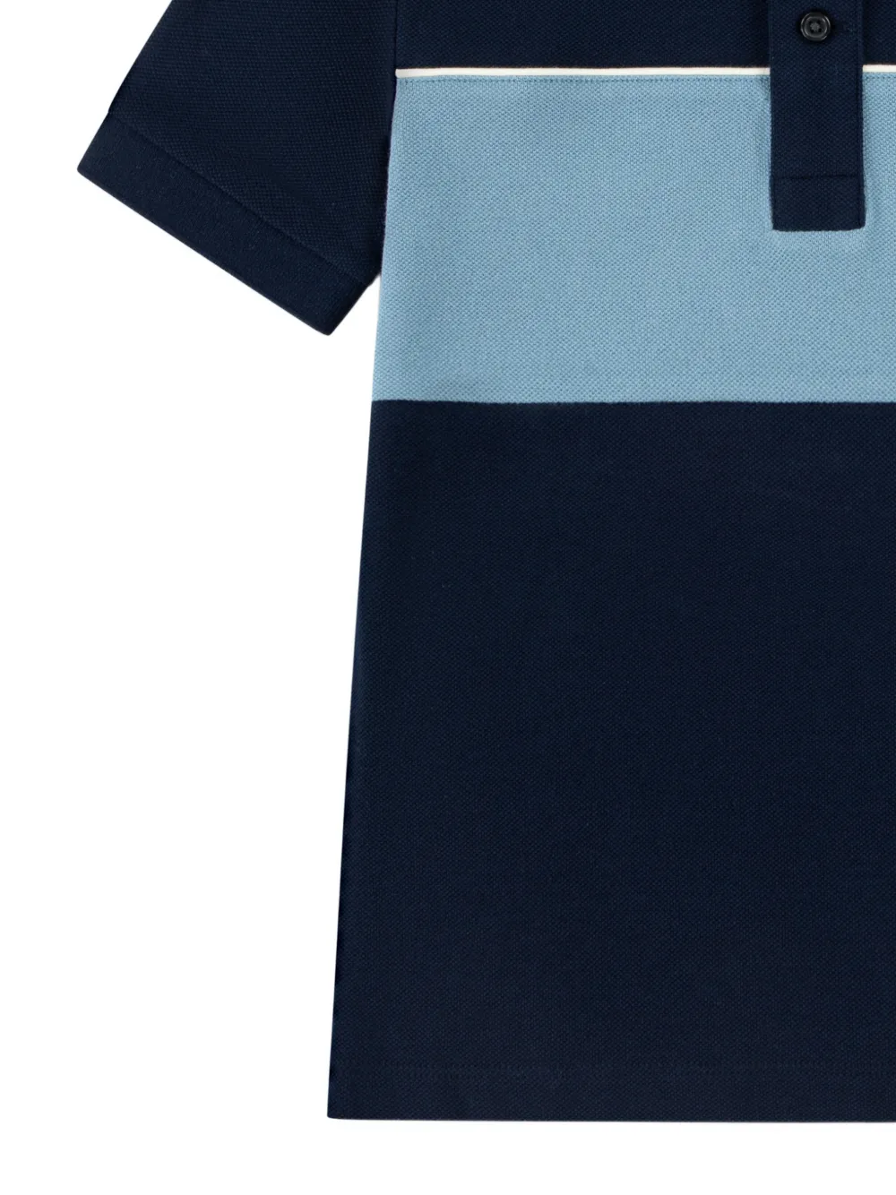 Lacoste Kids Poloshirt met colourblocking Blauw