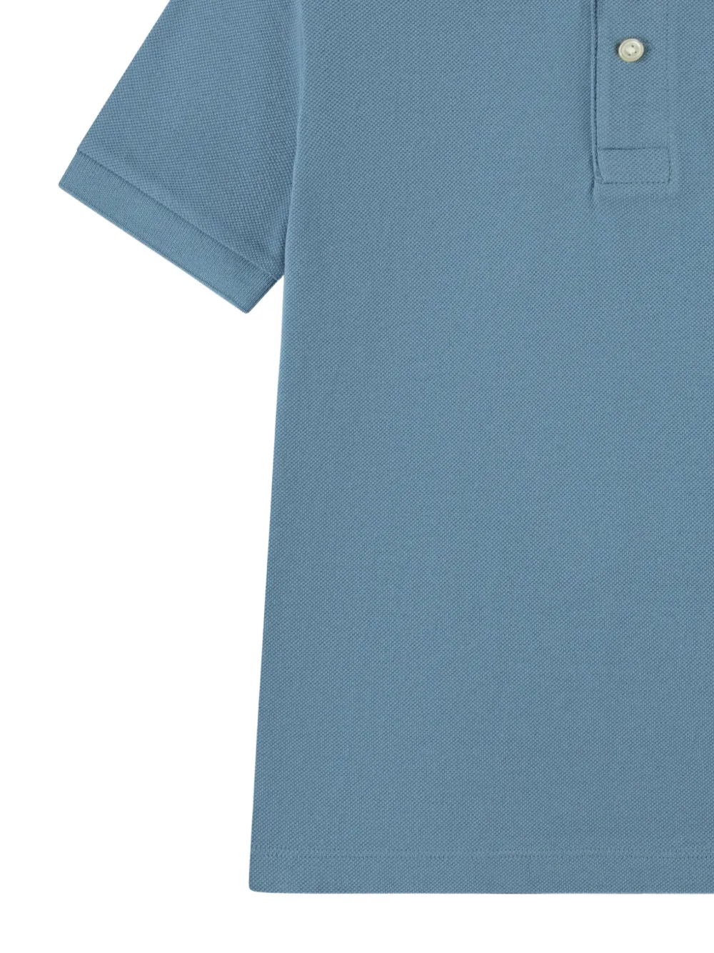 Lacoste Kids Poloshirt met gestreepte kraag en logo-patch Blauw