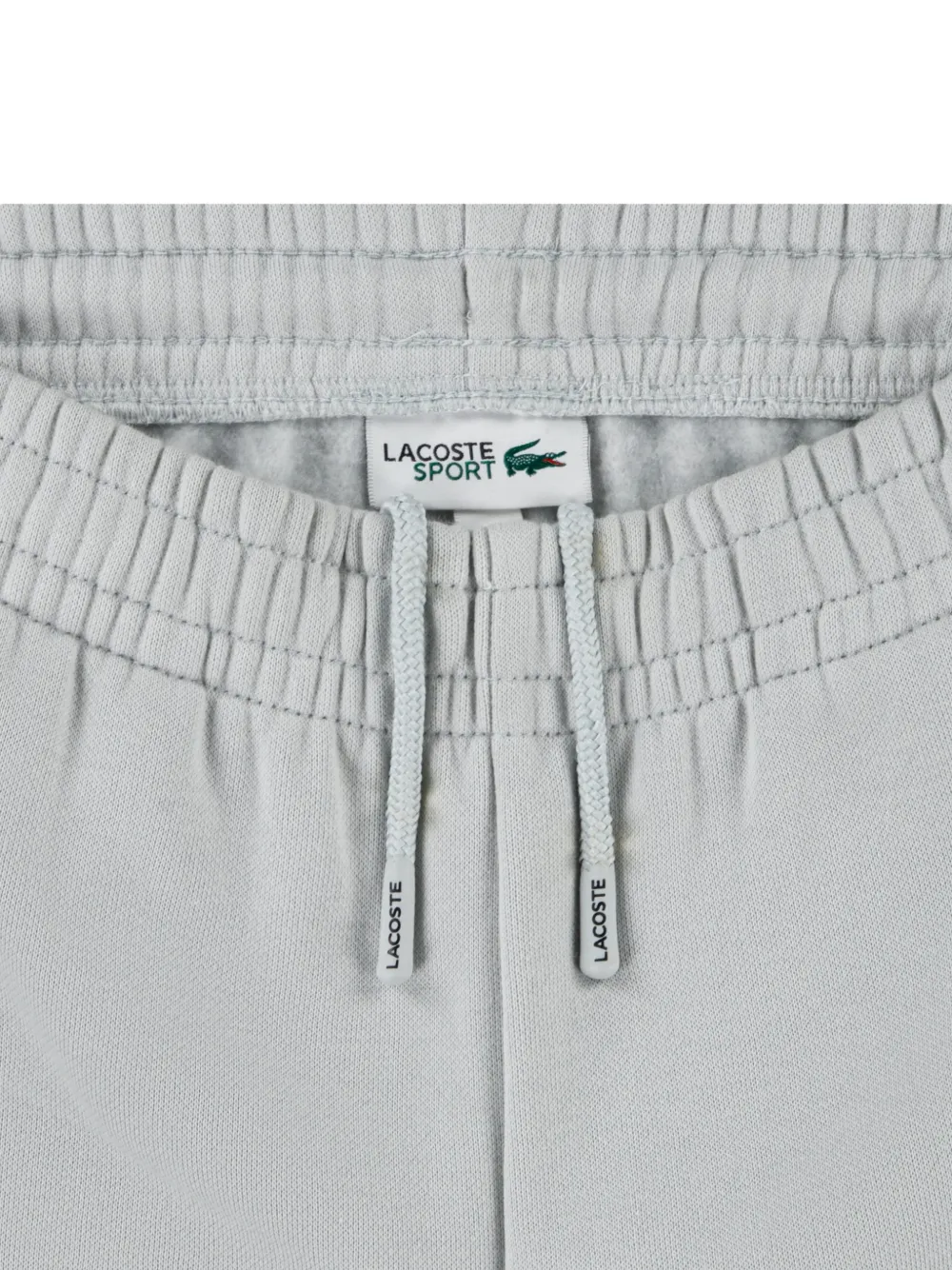 Lacoste Kids logo-patch track pants Grijs