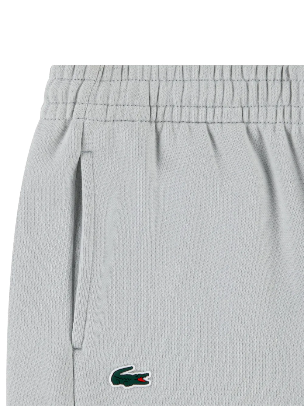 Lacoste Kids logo-patch track pants Grijs