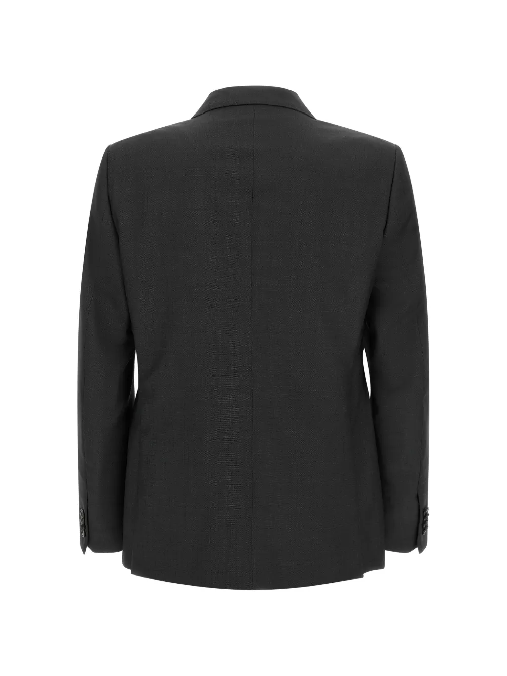 Zegna single-breasted wool suit Grijs