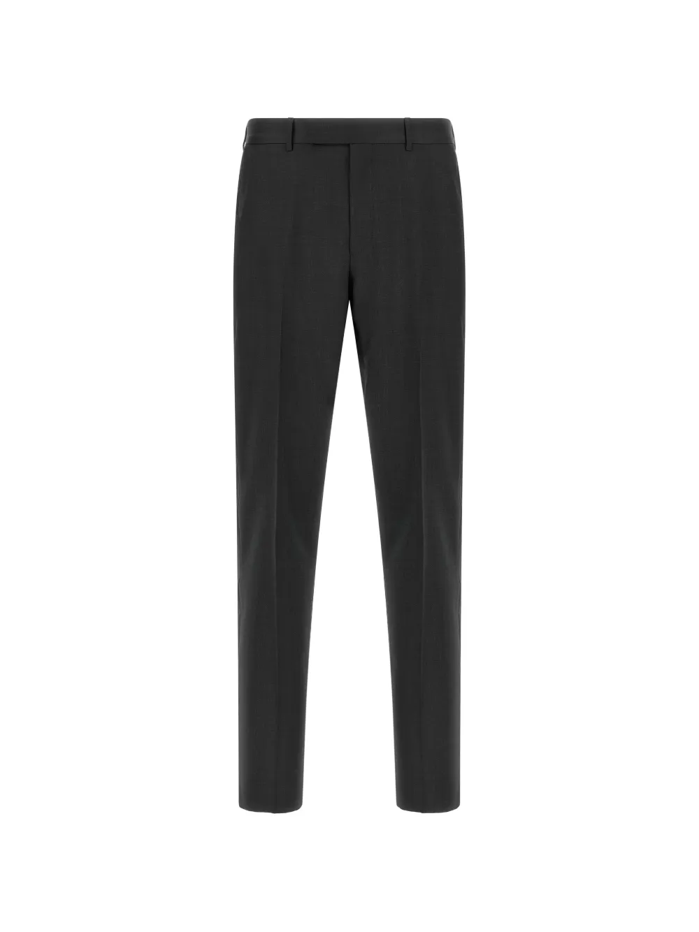 Zegna single-breasted wool suit Grijs