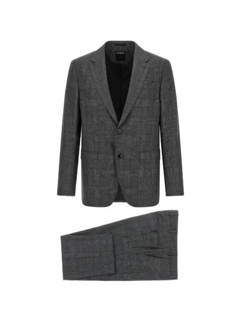 Zegna checked suit