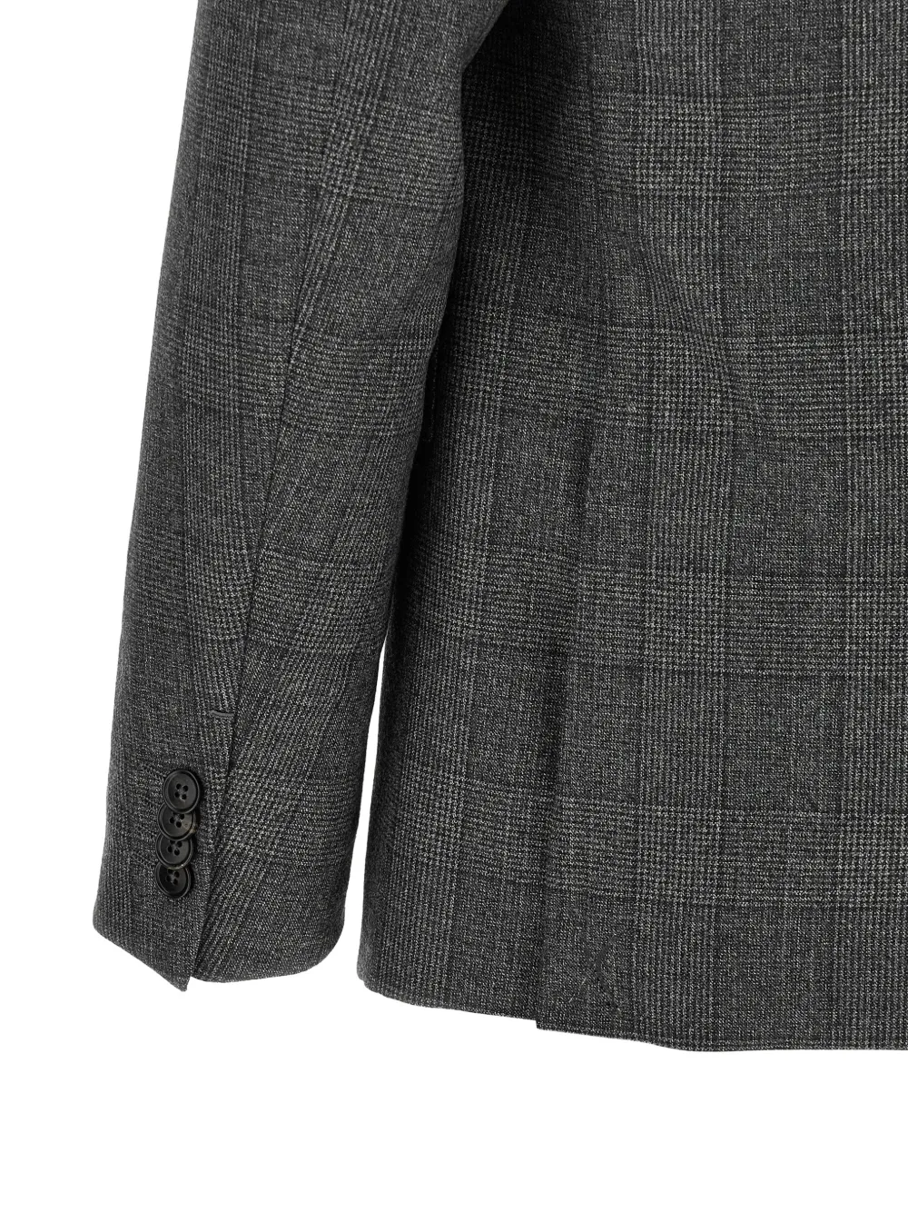 Zegna checked suit Grijs