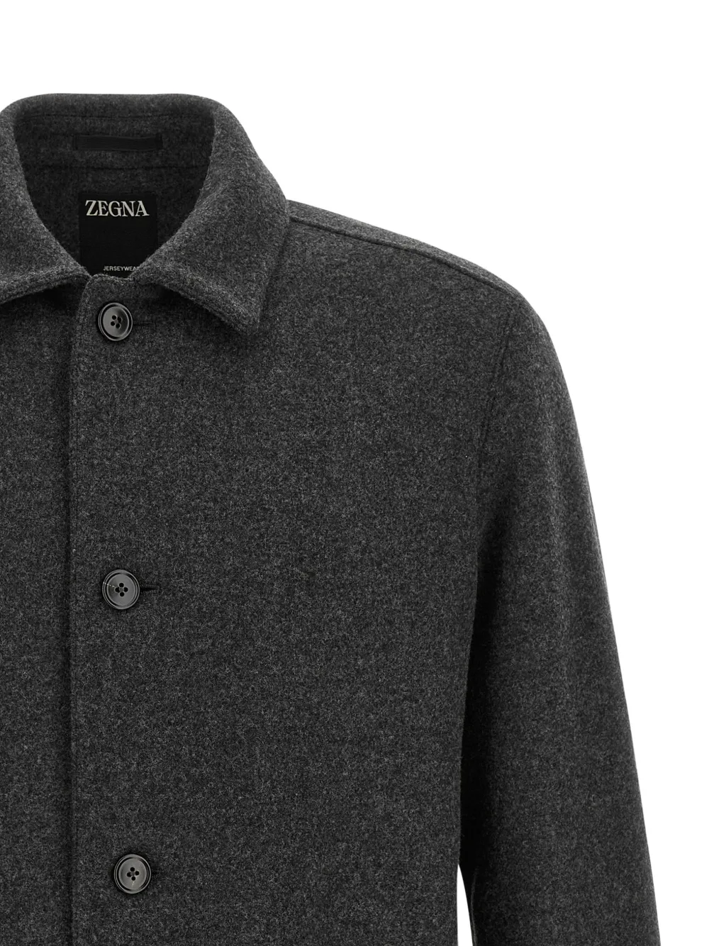 Zegna Shirtjack met knopen Grijs