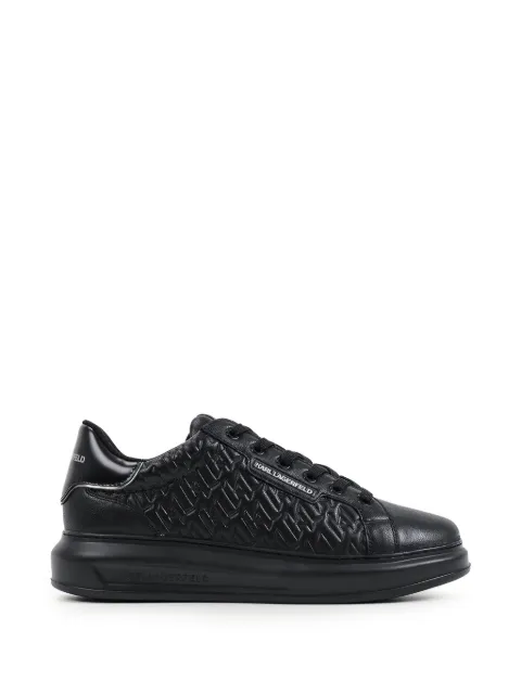 Karl Lagerfeld Kapri monogram-embossed leather sneakers