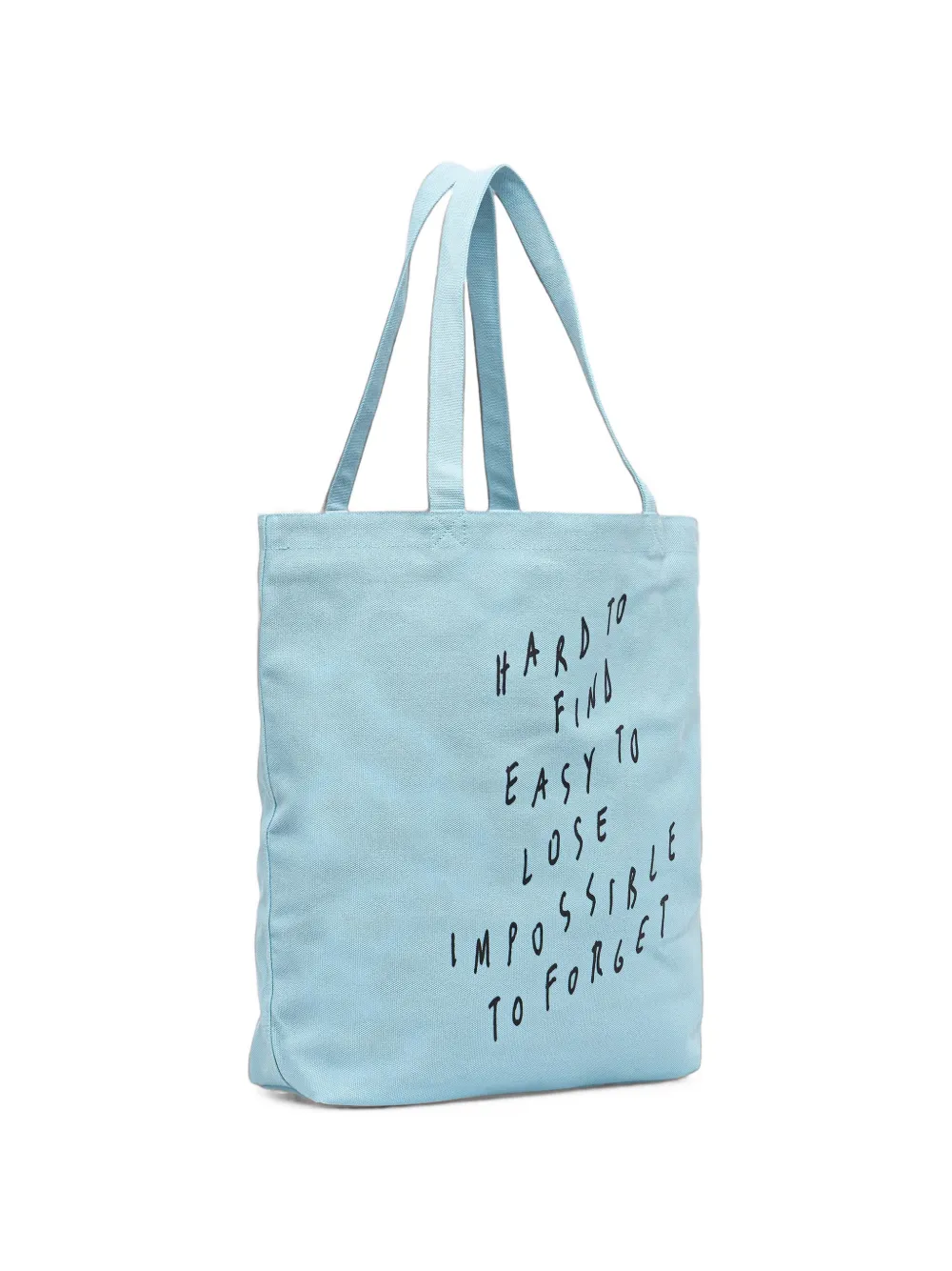Karl Lagerfeld Jeans Pietro Terzini canvas shopper met tekst-print Blauw